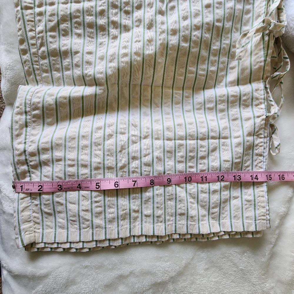 Aerie Off Duty Seersucker Side Tie Trouser PJ Pant - Picture 9 of 9